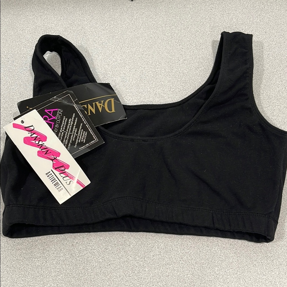 Danskin Black Sports Bra 2X Brand New With Tags.